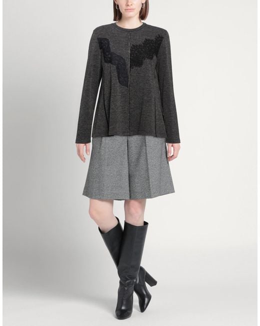 MEIMEIJ Black Sweater Polyester, Viscose, Elastane