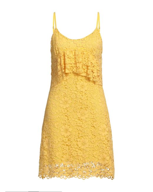 B.yu Yellow Mini Dress