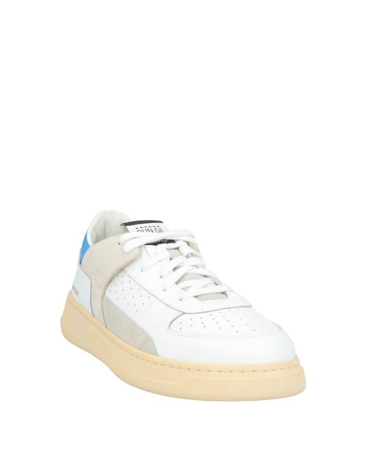 RUN OF White Sneakers Leather for men