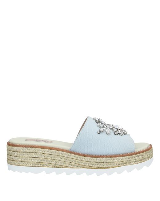sky blue sandals