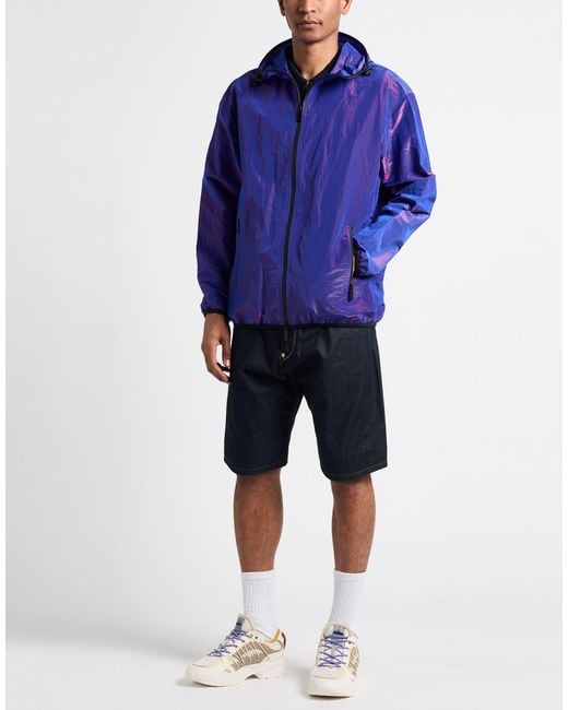 Burberry Blue Jacket Polyamide, Polyester for men