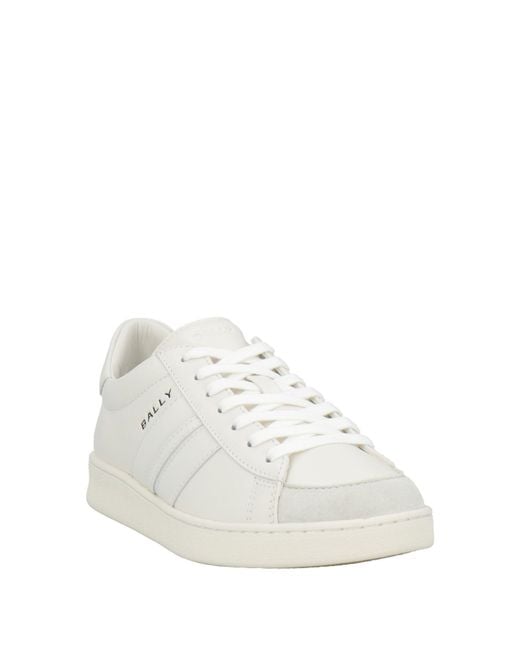 Bally White Trainers
