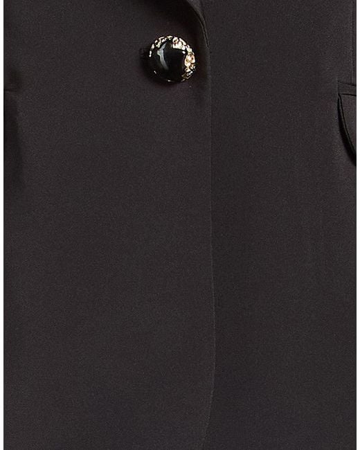 Hanita Black Blazer Polyester, Elastane