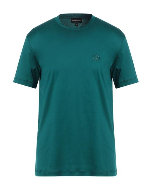 Giorgio Armani T-shirts in Green für Herren