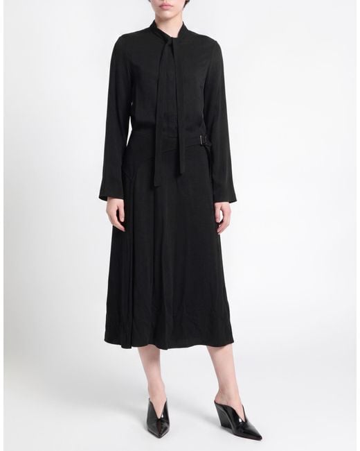 MEIMEIJ Black Midi Dress