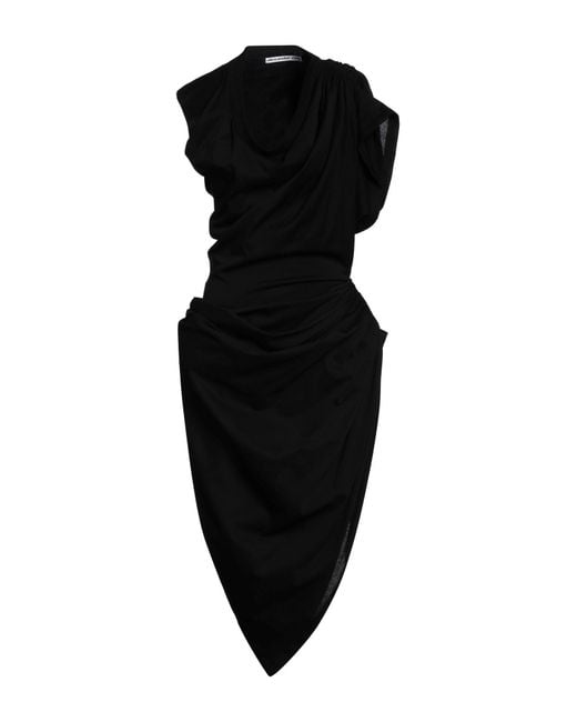 Alexander Wang Black Midi-Kleid