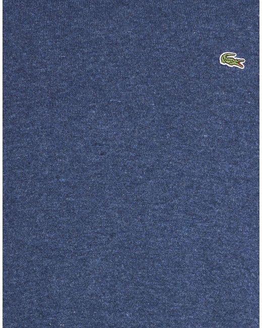 Lacoste Blue Sweater Wool, Polyamide for men