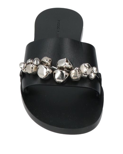Niccolò Pasqualetti Black Sandals