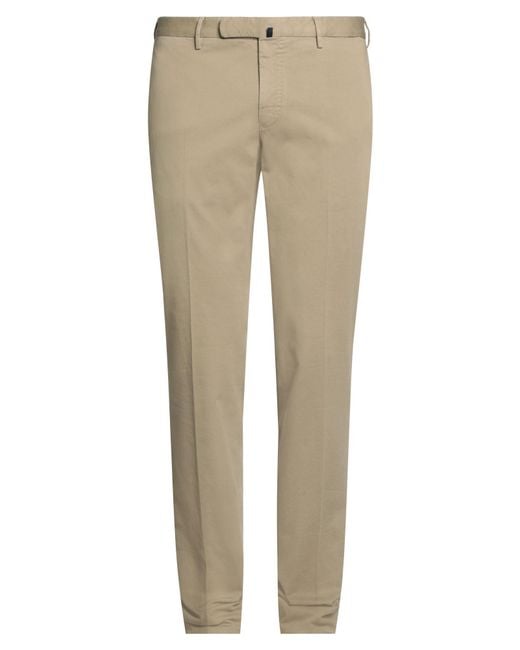 Incotex Natural Camel Pants Cotton, Elastane for men