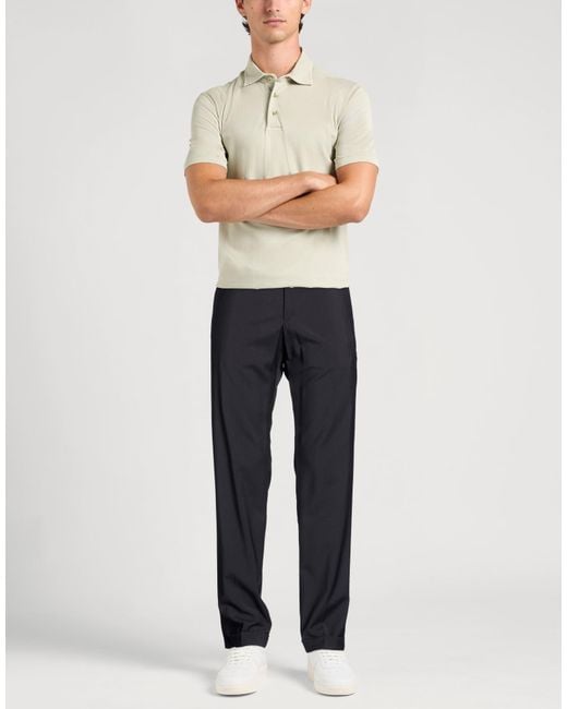 Paoloni Blue Pants for men