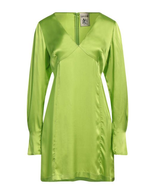 Semicouture Green Mini Dress
