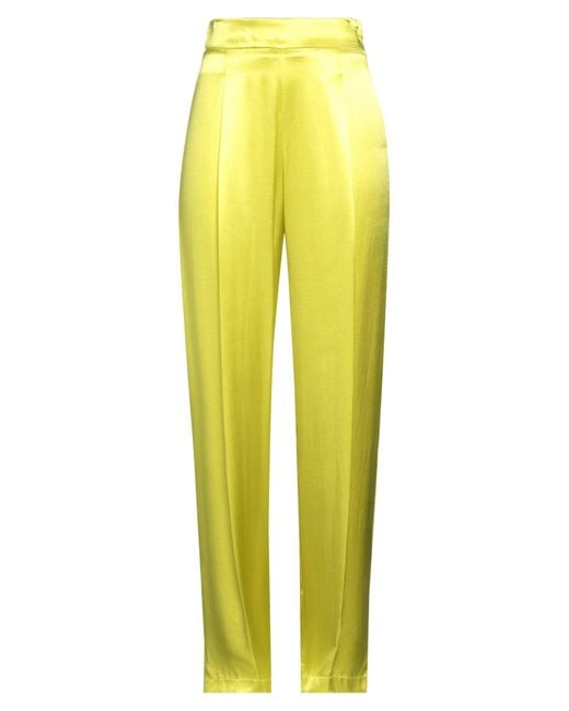 Jijil Yellow Pants Viscose