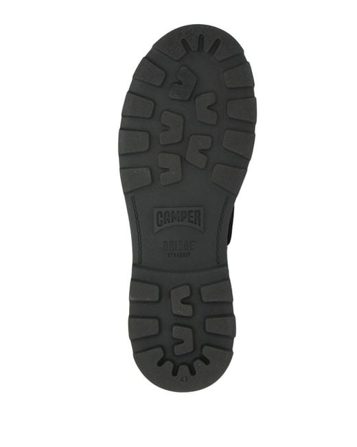 Camper Black Loafers Leather for men