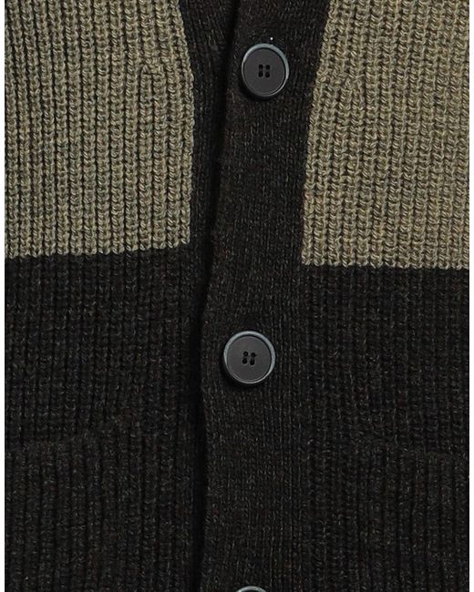 Alpha Studio Black Cardigan for men
