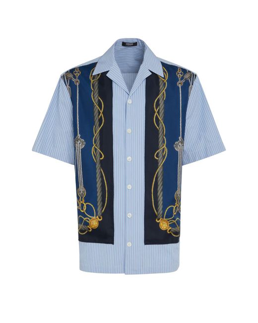 Camicia di Versace in Blue da Uomo