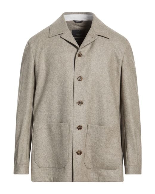 Tombolini Gray Jacket Virgin Wool for men