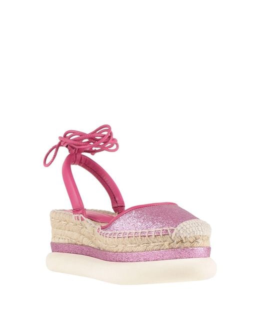 Paloma Barceló Pink Espadrilles
