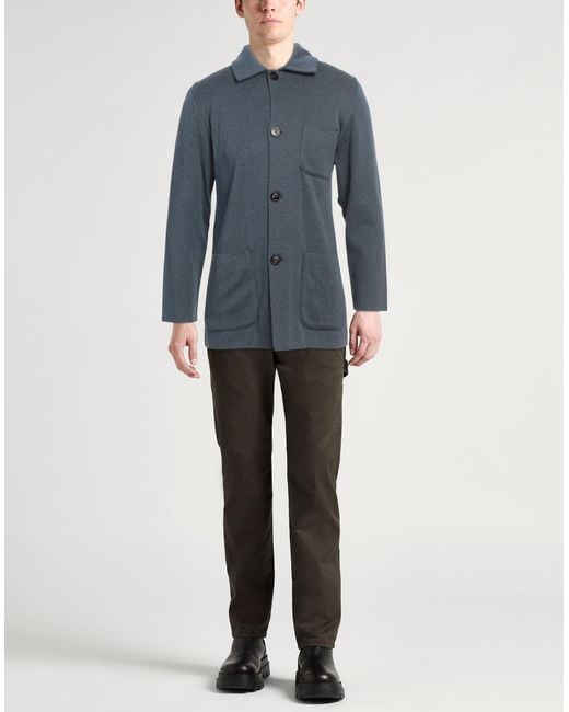 Lardini Blue Cardigan for men