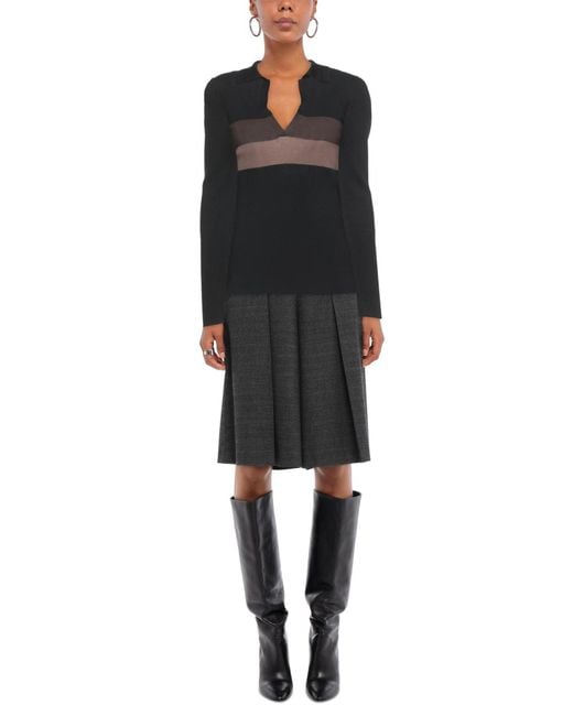 Fendi Black Sweater Silk
