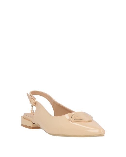 Laura Biagiotti Natural Ballet Flats