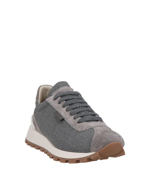 Brunello Cucinelli Gray Trainers