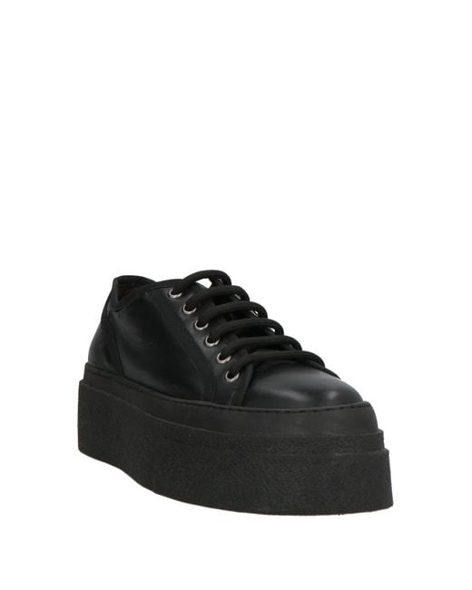 La Cabala Black Sneakers Leather