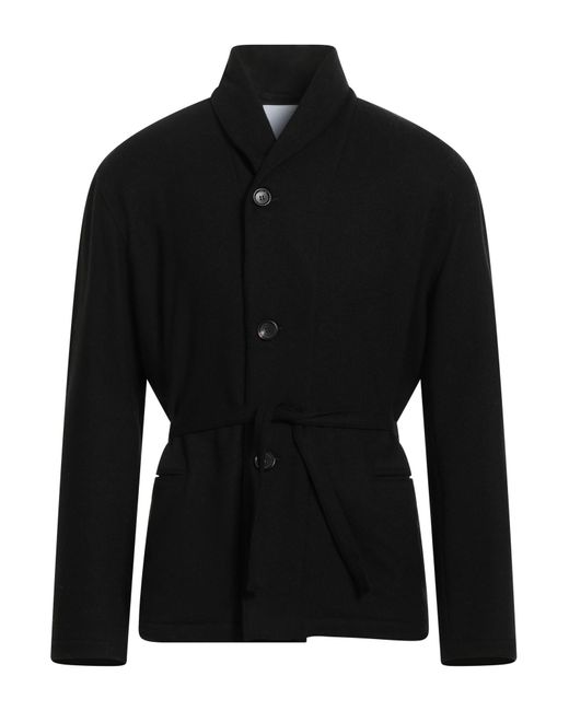 Cellar Door Black Jacket Virgin Wool, Polyester for men