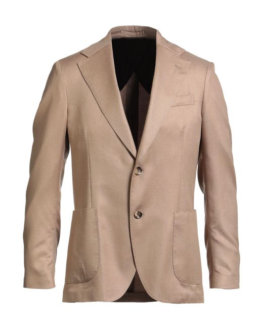 Lardini Natural Blazer Cashmere, Wool, Silk for men