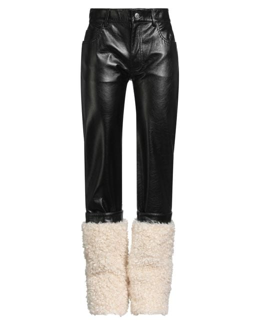 Coperni Black Pants Polyester, Polyurethane