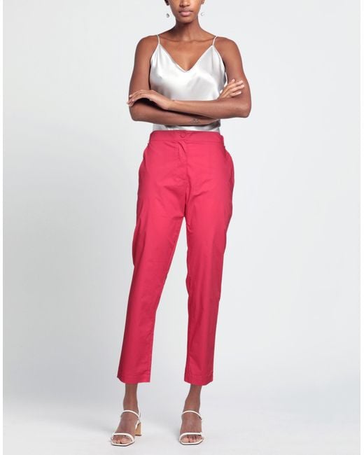 Actitude By Twinset Red Trouser
