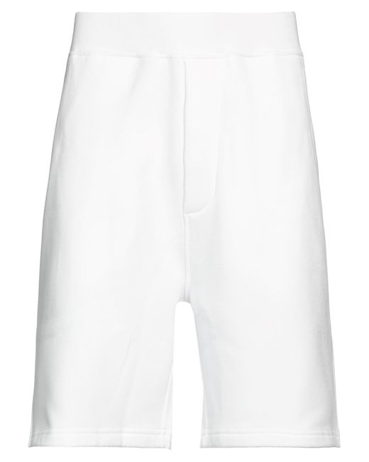DSquared² White Shorts & Bermuda Shorts for men