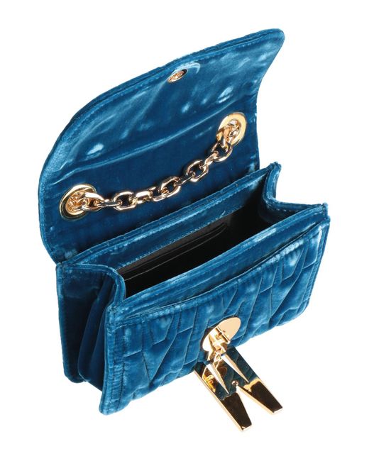 Moschino Blue Couture -- Cross-Body Bag Textile Fibers