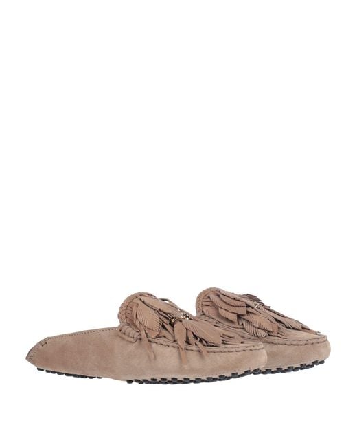 Tod's Brown Mules & Clogs