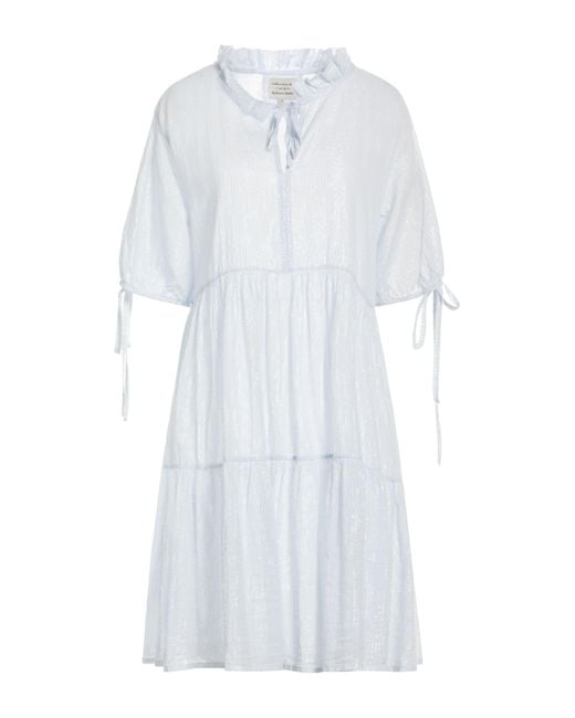 ALESSIA SANTI White Midi-Kleid