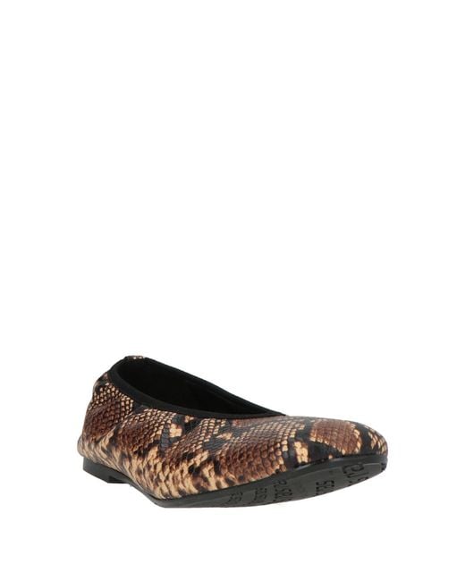 Ras White Ballet Flats Leather