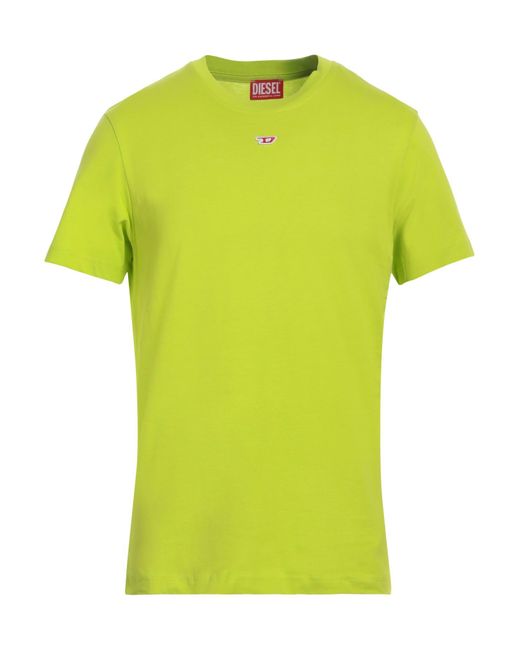 DIESEL Yellow T-shirt for men
