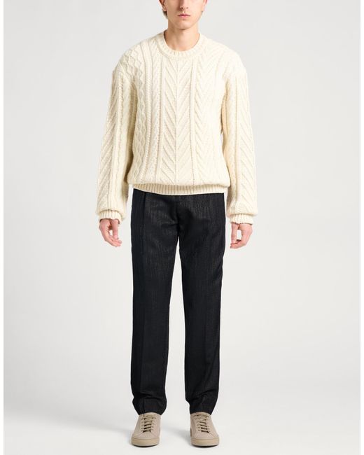 Lardini Black Pants Wool, Polyester for men
