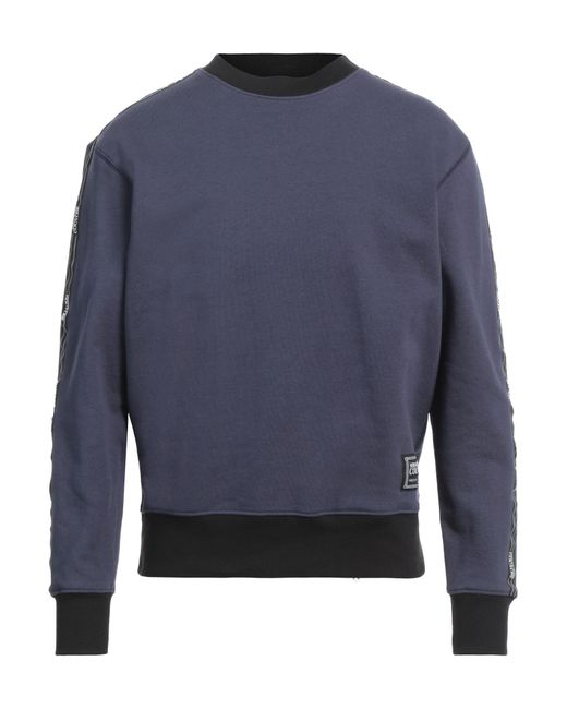 Versace Blue Slate Sweatshirt Cotton for men