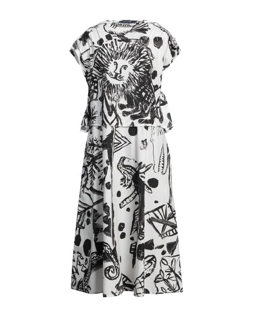 Sofie D'Hoore White Midi Dress Cotton