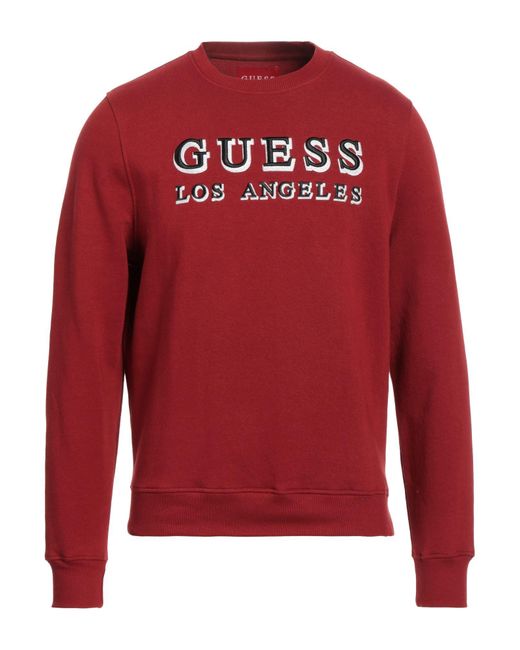 Guess Red Sweatshirt for men