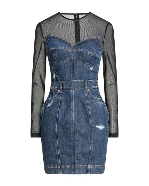 Dolce & Gabbana Blue Short Dresses