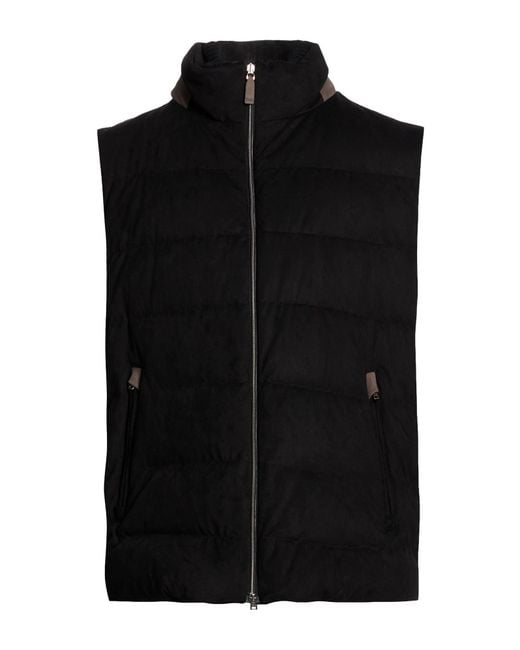 Herno Black Vests for men