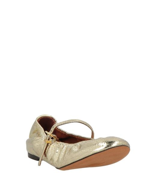 Lanvin Natural Ballet Flats
