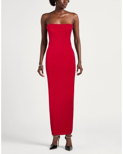 Wolford Red Maxi Dress Polyamide, Elastane