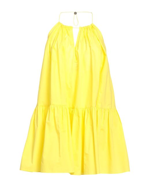 Patrizia Pepe Yellow Mini Dress