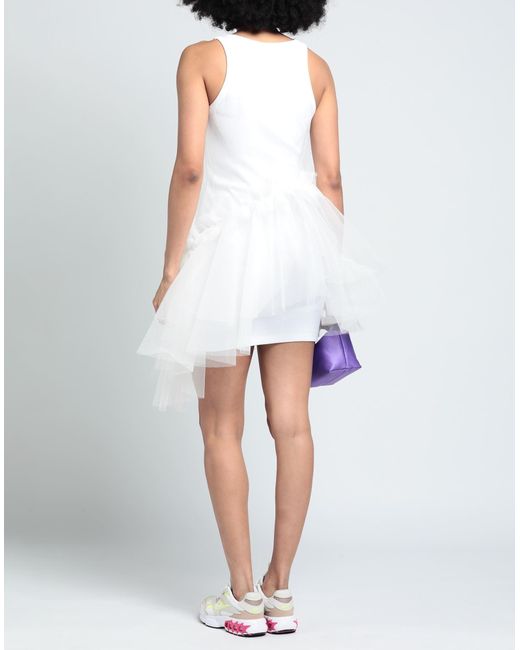 MSGM White Mini Dress