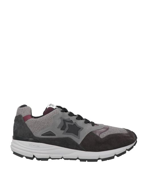 Atlantic Stars Gray Sneakers for men