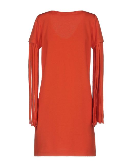 Love Moschino Red Mini Dress Polyester