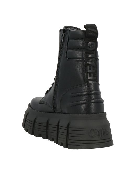 Buffalo Black Ankle Boots