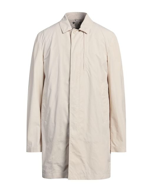 DUNO White Overcoat & Trench Coat for men